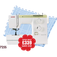 Janome 725S Sewing Machine White