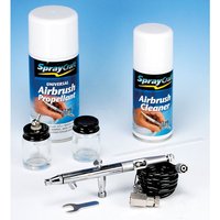 Spraycraft SP50K Classic Multi Purpose Airbrush Kit (Dual Action)