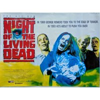 Night Of The Living Dead (1993) Original Uk Quad Poster *rolled Ex-shop New Stock*