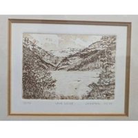Limited Edition Print (13/75) Lake Louise By Jim Wispinski