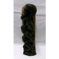African Art Makonde Tree Of Life Sculpture Carving