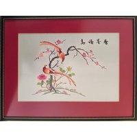Original Framed Chinese Silk Embroidery