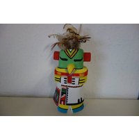Vintage Hopi Native American Hand Carved Kachina Doll Parrot Signed