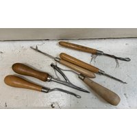 6 Vintage Rug Making Tools