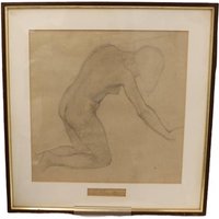 George Charlton Study Of A Nude Woman