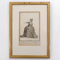 Miss Younge In The Character Of Hermione - Copperplate Engraved Print From Bell's British Theatre