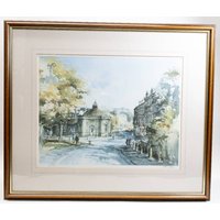 Limited Edition Signed Print By John Sibson - Montpellier And Pump Rooms Harrogate