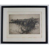 Original Pen And Ink Signed Drawing - Believed To Read Alex Frances 'the New Brig O'don'