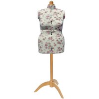 Sew Stylish Tailors Dummy Rosebuds Small Multi Floral UK Dress Size 10-16