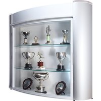 Spaceright Wall Mounted Trophy Showcase Cabinet