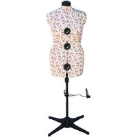 Sew Stylish Tailors Dummy Florentine Small White Pink UK Dress Size 10-16