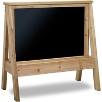 Millhouse Early Years Wooden Outdoor Large Creative Mark Making Chalkboard Easel